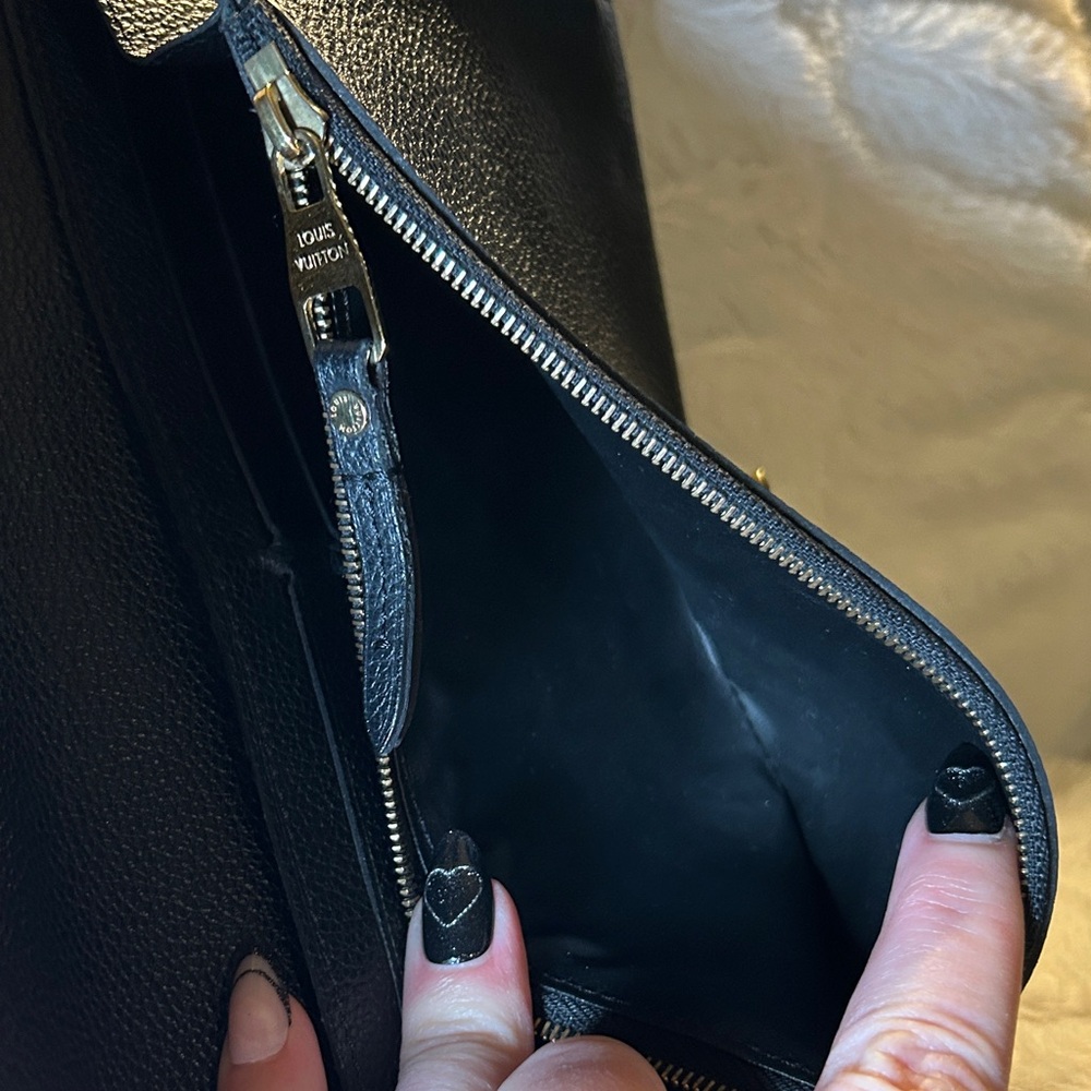 337. Louis Vuitton Saint Germain Pochette in Black Monogram Empreinte leather - Picture 12 of 14